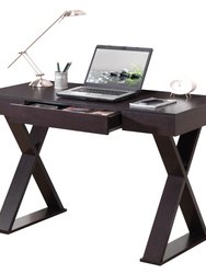 Trendy Writing Desk With Drawer - Black