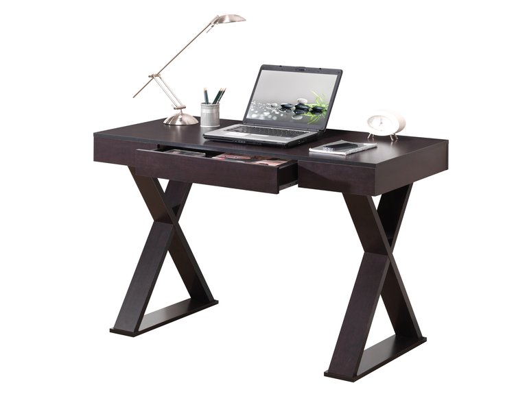 Trendy Writing Desk With Drawer - Black