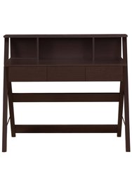 Writing Desk With Storage, Wenge