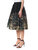 Areely Gem Garden Skirt In Black