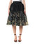 Areely Gem Garden Skirt In Black - Black