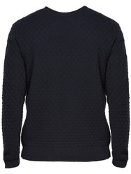 Lentic Pullover Sweater - Navy