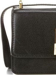 London Ssloane-Mini Shoulder Padlock Bag - Black