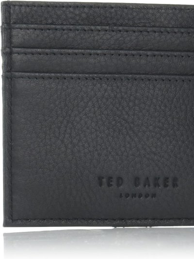Ted Baker Men Cardholder Leather Wallet Evet Striped Pu Black OS product