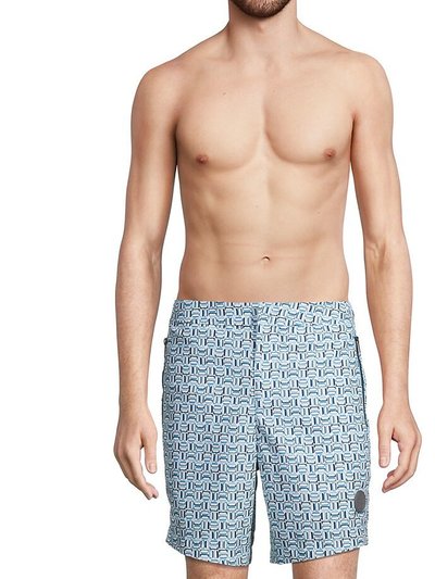 Ted Baker Men's Crabbe Polo Swim Shorts, Blue product