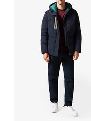 Men's Kinmont Hooded Full Zip Puffer Jacket - Blue