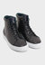 Men's Monerrk High-Top Sneaker In Leather Black