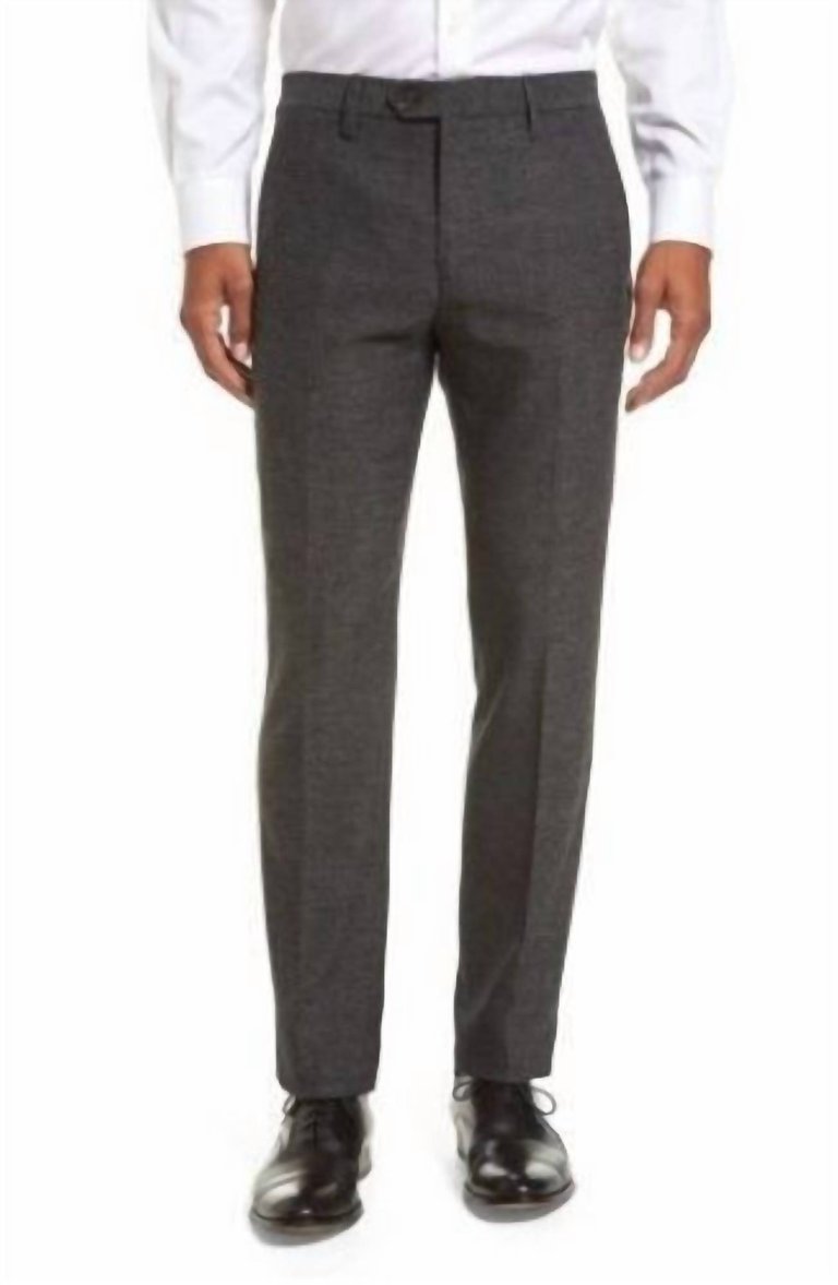 Padtro Wool Trouser In Grey - Grey