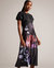 Wmd-Rowana-Fitted Knit Bodice Dress With Ruffle Skirt Black - Multicolor