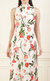 Women's Connihh Floral Cowl Neck Sleeveless Satin Midi Dress