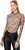 Women's Jumila Fitted High Neck Top Nude Pink Mesh Nylon - Nude Pink