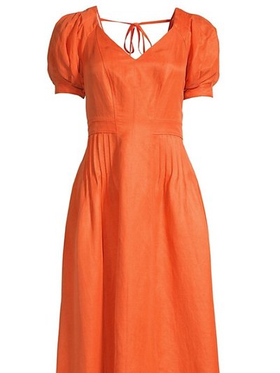 Ted Baker Women's Orange Opalz Puff-Sleeve Midi Dress product