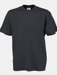 Mens Short Sleeve T-Shirt - Dark Grey - Dark Grey