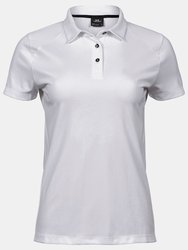 Tee Jays Ladies Luxury Sport Polo (White) - White