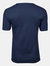 Tee Jays Mens Interlock Short Sleeve T-Shirt (Navy Blue)