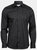 Tee Jays Mens Luxury Stretch Long-Sleeved Shirt - Black