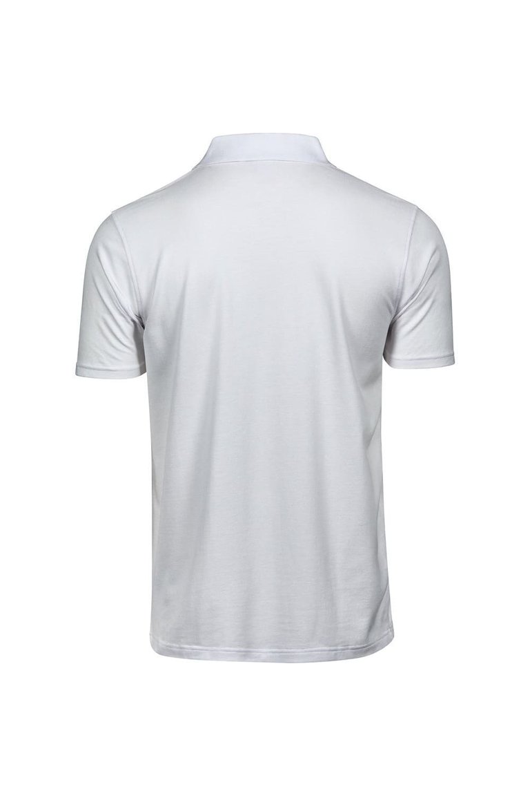 Tee Jays Mens Power Polo Shirt (White)