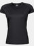 Tee Jays Womens/Ladies Cool Dry Short Sleeve T-Shirt (Black) - Black