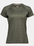 Tee Jays Womens/Ladies Cool Dry Short Sleeve T-Shirt (Olive Melange) - Olive Melange