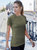 Tee Jays Womens/Ladies Cool Dry Short Sleeve T-Shirt (Olive Melange)