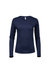 Tee Jays Womens/Ladies Interlock Long-Sleeved T-Shirt (Navy) - Navy