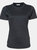 Tee Jays Womens/Ladies Interlock Short Sleeve T-Shirt (Dark Gray) - Dark Gray
