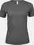 Tee Jays Womens/Ladies Interlock Short Sleeve T-Shirt (Powder Grey) - Powder Grey