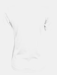 Tee Jays Womens/Ladies Interlock Short Sleeve T-Shirt (White)