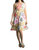 Botanical Gardens Tiered Dress In Yellow Multi - Yellow Multi