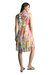 Botanical Gardens Tiered Dress In Yellow Multi