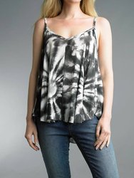Dip Dye Camisole - Black And White