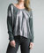 Sparkle And Shine Long Sleeve Sweater - Charcoal