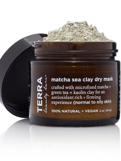 Terra Beauty Products Matcha Sea Clay Dry Mask (Vegan, Waterless) product
