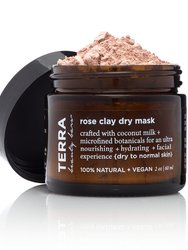 Rose Clay Dry Mask (Vegan, Waterless Formulation)