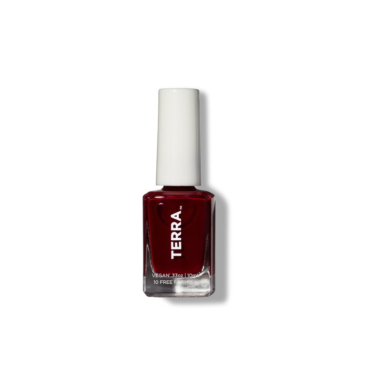 Terra Nail Polish No. 14 Deep Red