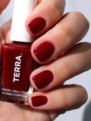 Terra Nail Polish No. 14 Deep Red