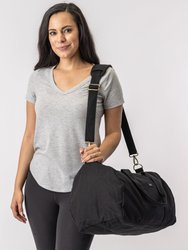 Aarde Eco friendly Gym Bag - Ivory Black