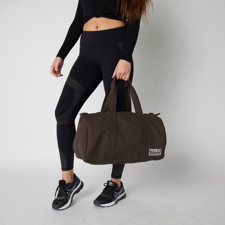 Aarde Eco friendly Gym Bag - Chestnut Brown