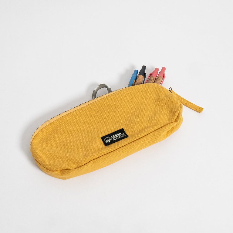 Bataí Organic Cotton Pencil Bag - New To The collection - Mustard Yellow