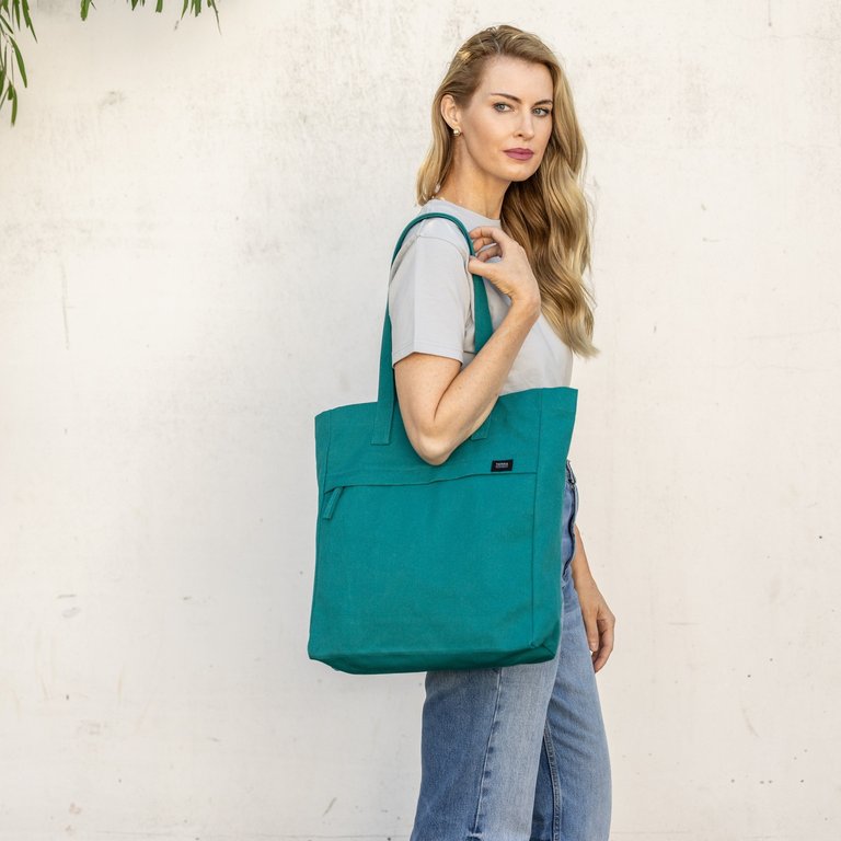 Executive Work Tote Bag - Deep Sea Teal