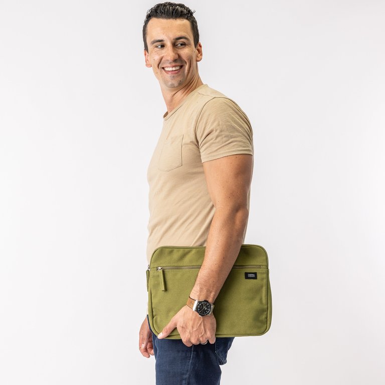 Laptop Sleeve 13 Inches - Olive Green