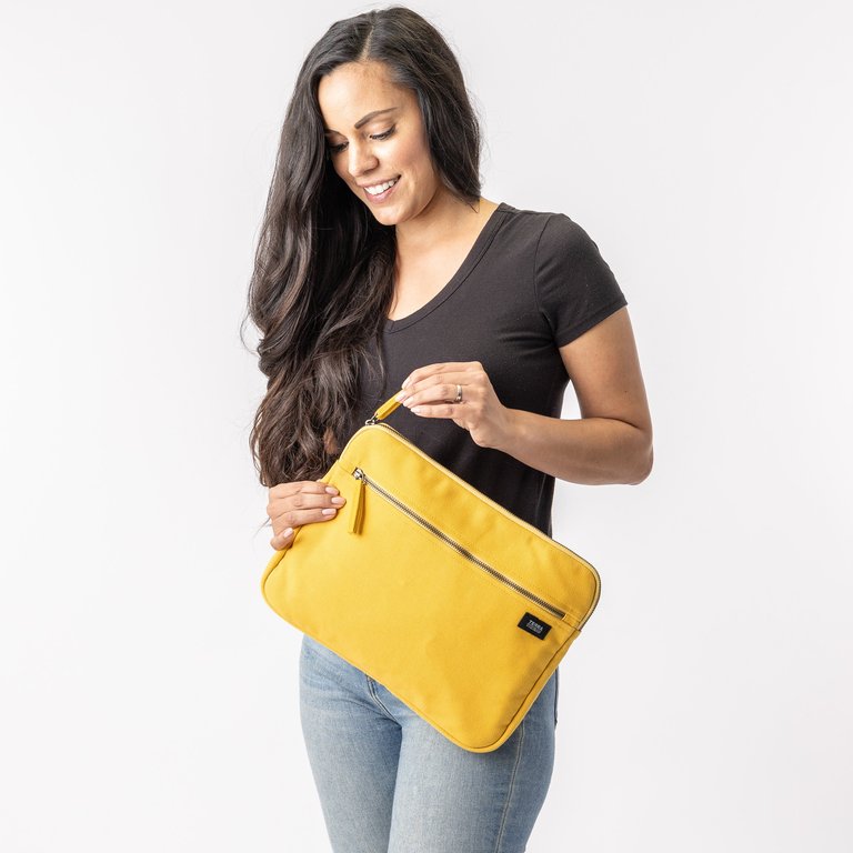 Laptop Sleeve 13 Inches - Mustard Yellow