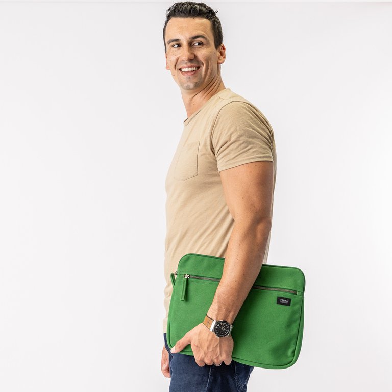 Laptop Sleeve 13 Inches - Moss Green