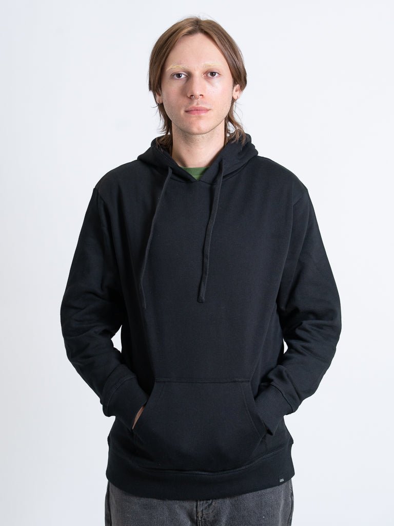 Organic Cotton Pullover Hoodies - Ivory Black