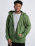 Organic Cotton Zip-Up Hoodies - Fern Green