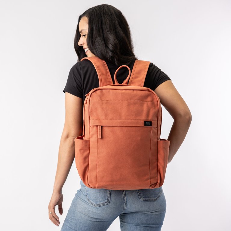 Sustainable Backpacks For College And Everyday Use - Burnt Orange