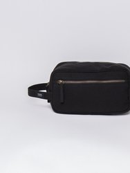 Sustainable Toiletry Bag - Ivory Black