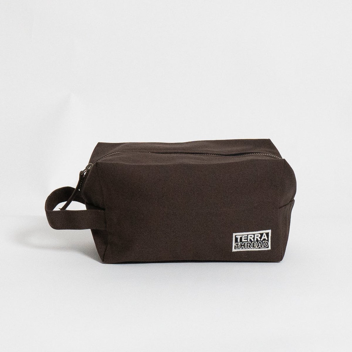 Terra Thread Sustainable Toiletry Bag - Grey