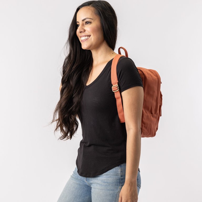 Zem Mini Backpack - Burnt Orange