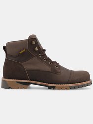 Brute Water Resistant Cap Toe Lace-Up Boot